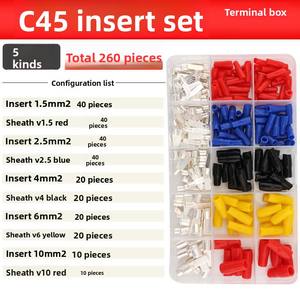 C45 connecteurs de bornier de presse à froid automobile bornes de haute performance de lame d'insertion de cuivre - Product Image 6