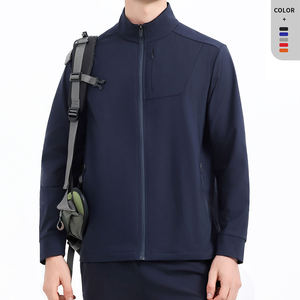 Vente en gros de vestes coupe-vent réfléchissantes en nylon à fermeture éclair avec lettre de 3m et pantalon de survêtement en nylon Ensemble coupe-vent pour hommes - Product Image 2