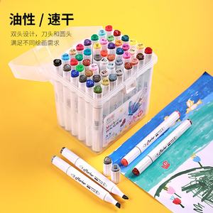 双头标记12/18/24/36/48/60/80颜色/三角形双标记永久艺术草图绘制标记 - Product Image 4