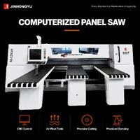 Sierra de Panel Totalmente Automática MJ330 para Corte de Tableros MDF, Sierra de Panel Electrónica CNC para Fabricación de Muebles y Gabinetes