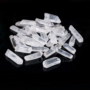 Sỉ buôn đá thạch anh tự nhiên đánh bóng, tinh thể chữa bệnh, đũa, que, đá thạch anh nhọn, đá thạch anh nhỏ, đũa nhỏ - Product Image 5