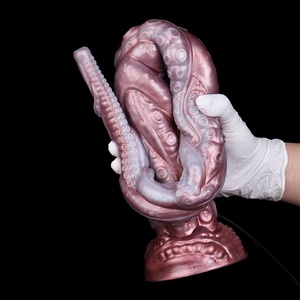 YOCY Fantasy Octopus Tentacle <b>Dildo</b> with Realistic Suction Textures Flexible Soft Silicone Shaft for Anal and Vaginal Play - Product Image 6