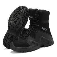Chaussures de randonnée en plein air, chaussures d'entraînement en désert, bottes tactiques pour hommes, bottes tactiques à haute cheville, bottes de combat en désert