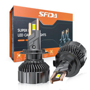 Caja de Empaque Personalizada, Faro Delantero LED para Auto SFIDA V18 120W 6000K H4 H7 12000 Lúmenes, Alta Potencia, Remanufacturado, Ajuste Universal - Product Image 1