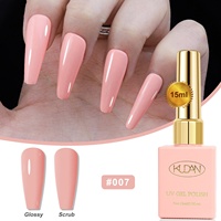 KUDAN 15ml Vernis Gel UV à Couvercle Doré 24 Couleurs En Stock Pigment Riche Longue Durée Gel Nail Art pour Distributeurs de Produits de Beauté