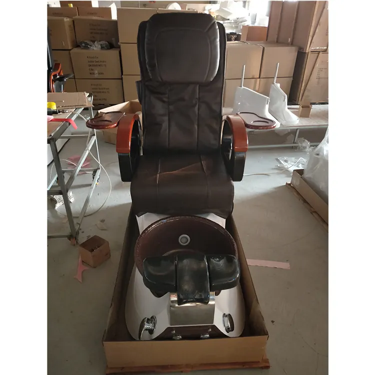 Kisen 2024 top quality luxury nail salon furniture recline back single seat manicure massage foot spa modern pedicure chairs