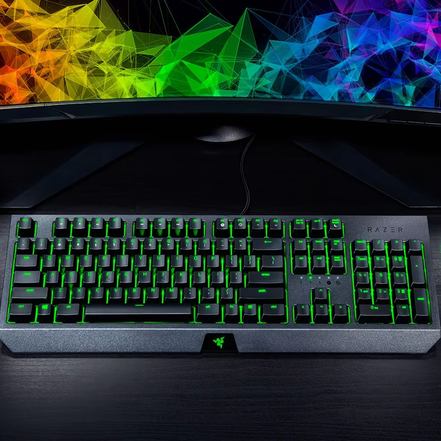 New Razer BlackWidow Essential 104Keys 1000Hz Chroma RGB Mechanical Switch Gaming Keyboard