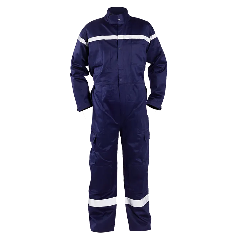 best selling 100% Cotton twill working flame retardent overall with HIVI reflective tape