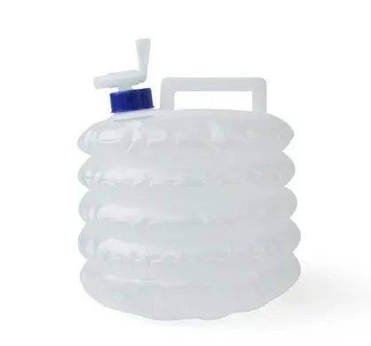 Sacchetto di acqua pieghevole PE secchio termoretraibile commestibile bollitore portatile esterno non tossico ecologico campeggio auto 3-15L