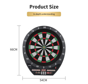 Jeu de fléchettes Pro de 15.5 pouces Audio chinois anglais jusqu'à 8 joueurs peuvent jouer à des jeux de fléchettes numériques - Product Image 2