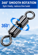 Chaînes de roulage souples en laiton haute vitesse MF pour la pêche en eau douce et en rivière - Carpe, truite et marlin