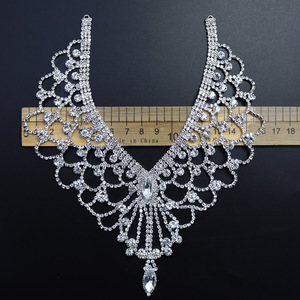 เดรสประดับพลอยเทียมหลายชั้นกลวงสำหรับตกแต่งเสื้อผ้า - Product Image 4