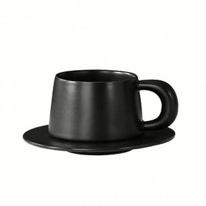 Customized European <b>Latte</b> <b>Cup</b> Saucer Set Ceramic White Personal Design Business Gifts Made From Ceramic Mugs Plastic Metal - Product Image 6