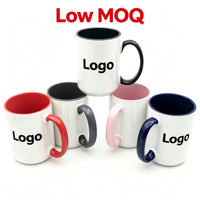 Mug en céramique bicolore 15oz, mug à sublimation, vente en gros de mugs à sublimation, mug personnalisé pour presse à chaud, bricolage, souvenirs, marchandises