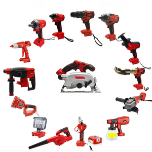 ZY al por mayor Taladro de impacto angular de alto torque 18V, Kits combinados inalámbricos de iones de litio de 15 piezas, Sierra eléctrica y Cajas de herramientas - Product Image 2