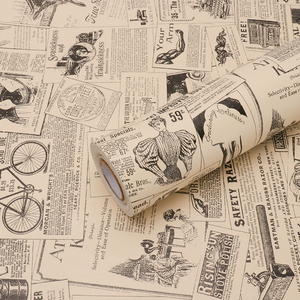 <span class=keywords><strong>Carta</strong></span> da parati fai da te all'ingrosso <span class=keywords><strong>vintage</strong></span> personalizza modelli Bar e decorazione dell'hotel elegante adesivo da parete <span class=keywords><strong>carta</strong></span> da parati in PVC - Product Image 2