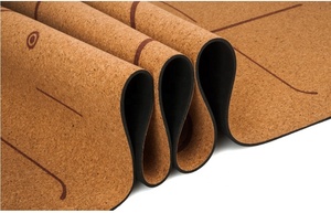 Tapis de yoga LEECORK en liège organique antidérapant et TPE, écologique, pour la gym et la maison - Product Image 4
