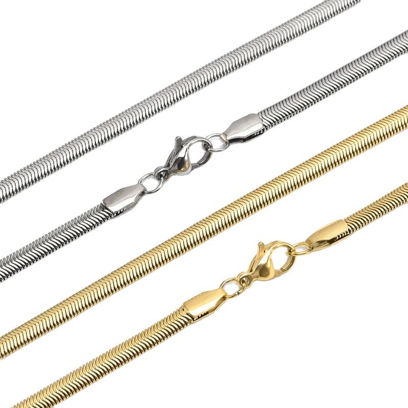 Collana In Acciaio Inox Unisex 50cm - Catena Minimalista Senza Ciondolo, Per Uomo E Donna - Foto 14