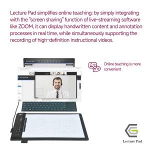 Tableta Gráfica con Interfaz USB-C, Área de Escritura A4, Sistema de Bloc de Notas Compatible con <span class=keywords><strong>Pantalla</strong></span> de Escritura, Compartir <span class=keywords><strong>Pantalla</strong></span>, Grabación y Enseñanza - Product Image 6