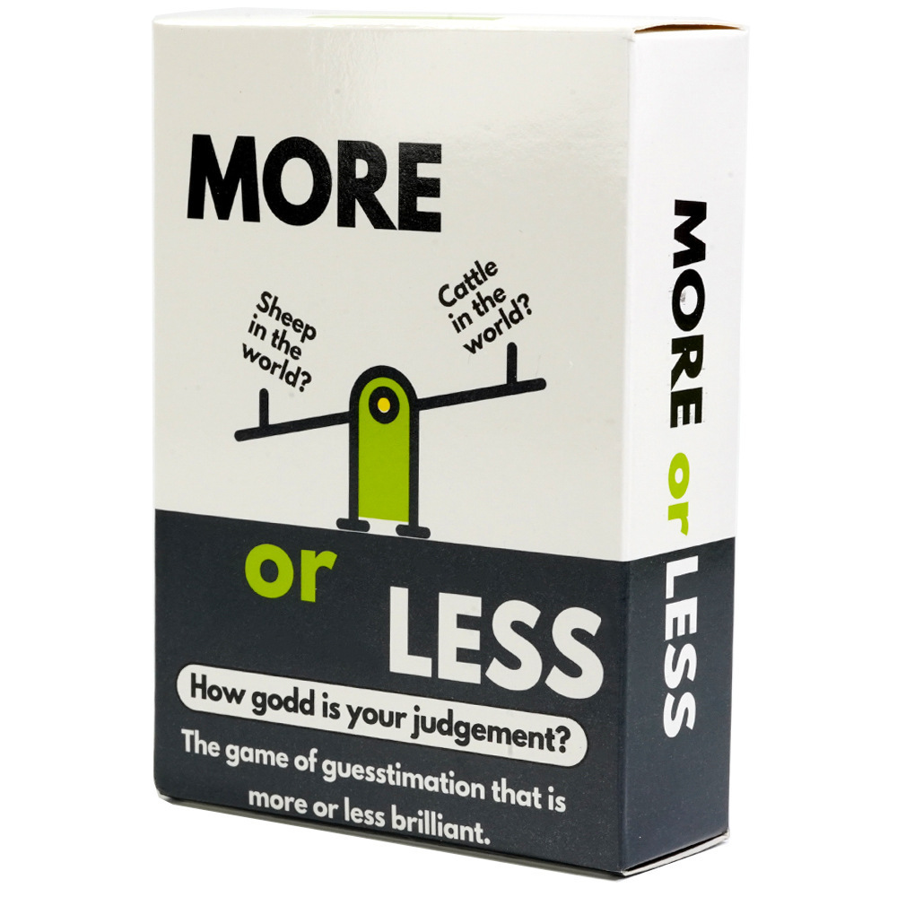 more or less