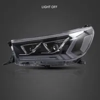 LED 4-Linsen Wasserdichter 5000K 12V/24V Pickup-Autoscheinwerfer für Hilux Revo Rocco 2016-2019