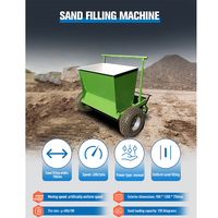 Machine manuelle de remplissage de sable en acier pour terrains de sport pour football, football, tennis, golf, équipement de baseball comme composant principal