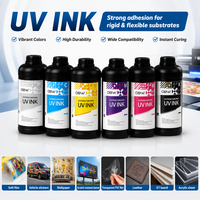 Encre UV universelle haute performance en bouteille de 1 litre pour tête d'impression Epson DX5 DX7 XP600 TX800 Encre d'imprimante haut de gamme