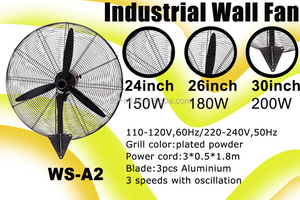 Treo tường kim loại <span class=keywords><strong>Fan</strong></span> kho sử dụng quạt công nghiệp với điều khiển từ xa - Product Image 6