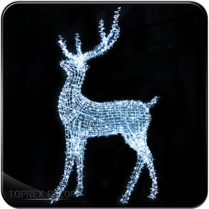 <span class=keywords><strong>Luces</strong></span> Navideñas Decorativas LED para Exteriores, Impermeables IP65, Diseño <span class=keywords><strong>de</strong></span> <span class=keywords><strong>Reno</strong></span> Grande, para Decoración Navideña - Product Image 6