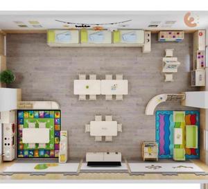 Eibele Meubles de garderie en bois à vendre à des prix abordables Garderie pour enfants Préscolaire Toddler Salle de classe Design Aménagement de meubles - Product Image 4