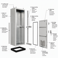 Armário de Distribuição de Energia Modular Destacável de Chão com Painel Personalizável