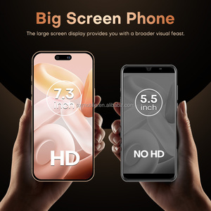 Téléphone Neuf Débloqué Marque I 17 Pro Max Android CellPhone 4G 5G 12 Go 512 Go Appareil Photo 64MP Écran 6,9 Pouces 4800mAh Charge Sans Fil - Product Image 6