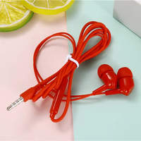 Harga Pabrik CY-055 Headset Olahraga Universal Headphone In Ear dengan Mikrofon Stereo CY055 Earphone Kabel dengan Colokan 3.5Mm