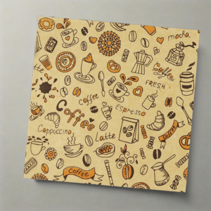 Papel de Envolver Alimentos Antigrasa con Logotipo Personalizado, Impresión Offset, Papel para Hornear Virgen de Pulpa de Madera - Product Image 3