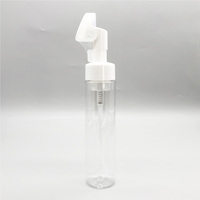 Flacon pompe moussant transparent de 250 ml pour nettoyant pinceaux de maquillage, liquide moussant, outil de nettoyage cosmétique, emballage