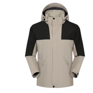 เสื้อแจ็คเก็ตกันลม 3 in 1 ผ้าฟลีซสีเงิน พร้อมโลโก้สั่งทำได้ สำหรับทุกเพศ เหมาะสำหรับกิจกรรมกลางแจ้ง กันน้ำ กันลม แขนยาว - Product Image 5