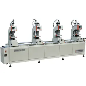 cnc-bearbeitung dienstleistungen marke YUEFEGN fabrikverkauf hohe effizienz 4-kopf-linearführung schweißmaschine für vinyl fenster und tür