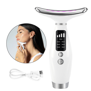 Masseur facial <span class=keywords><strong>pour</strong></span> <span class=keywords><strong>le</strong></span> <span class=keywords><strong>visage</strong></span> et <span class=keywords><strong>le</strong></span> cou, baguette sculptante <span class=keywords><strong>pour</strong></span> <span class=keywords><strong>le</strong></span> <span class=keywords><strong>visage</strong></span>, thérapie par lumière rouge, 7 couleurs, masseur <span class=keywords><strong>pour</strong></span> <span class=keywords><strong>le</strong></span> <span class=keywords><strong>visage</strong></span> et <span class=keywords><strong>le</strong></span> cou - Product Image 1