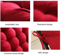 Coussins de chaise longue de jardin pour dropshipping, matelas d'extérieur avec attaches