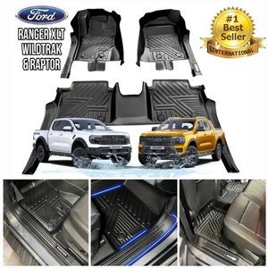 Juego Completo de Tapetes para Auto KQD, Revestimiento de Piso Interior 5D TPE Impermeable para FORD Ranger - Product Image 2