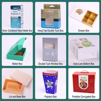 Boîte en carton pliable personnalisée, emballage imprimé pour bougies, huiles essentielles, expédition en petites quantités