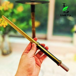 Cachimba de aluminio y vidrio Alpha ORO de 58 cm, juego de shisha con 1 manguera, caja de regalo, para bar, salón, tienda, cafetería, club, restaurante. - Product Image 5