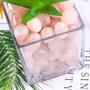 Cristal de Cuarzo Rosa Natural al por Mayor, Piedras de Cristal Natural Pulidas para Decoración - Product Image 3