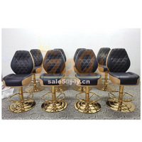 Chaise de casino, tabouret de bar pivotant réglable, table de jeu de poker, fente, chaise de bar VIP, base en métal, tabouret de bar OEM