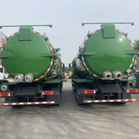 Camiones de Vacío para Aguas Residuales Sinotruck Howo 6X4 de Segunda Mano, Usados, de 15000L, 20000L, 25000L, 15M3, 20M3, 25M3, 10 Ruedas