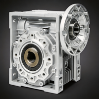 Reducer Worm Gear Nmrv, Reducer Turbin Kecil RV 30 40 50 63 75 90 110 130, Poros Solid, Pemasangan Vertikal
