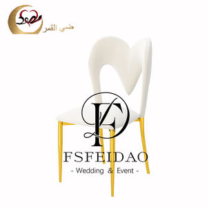 Chaise de banquet moderne en acier inoxydable et velours pour réceptions d'événements et banquets de mariage commerciaux - Product Image 3