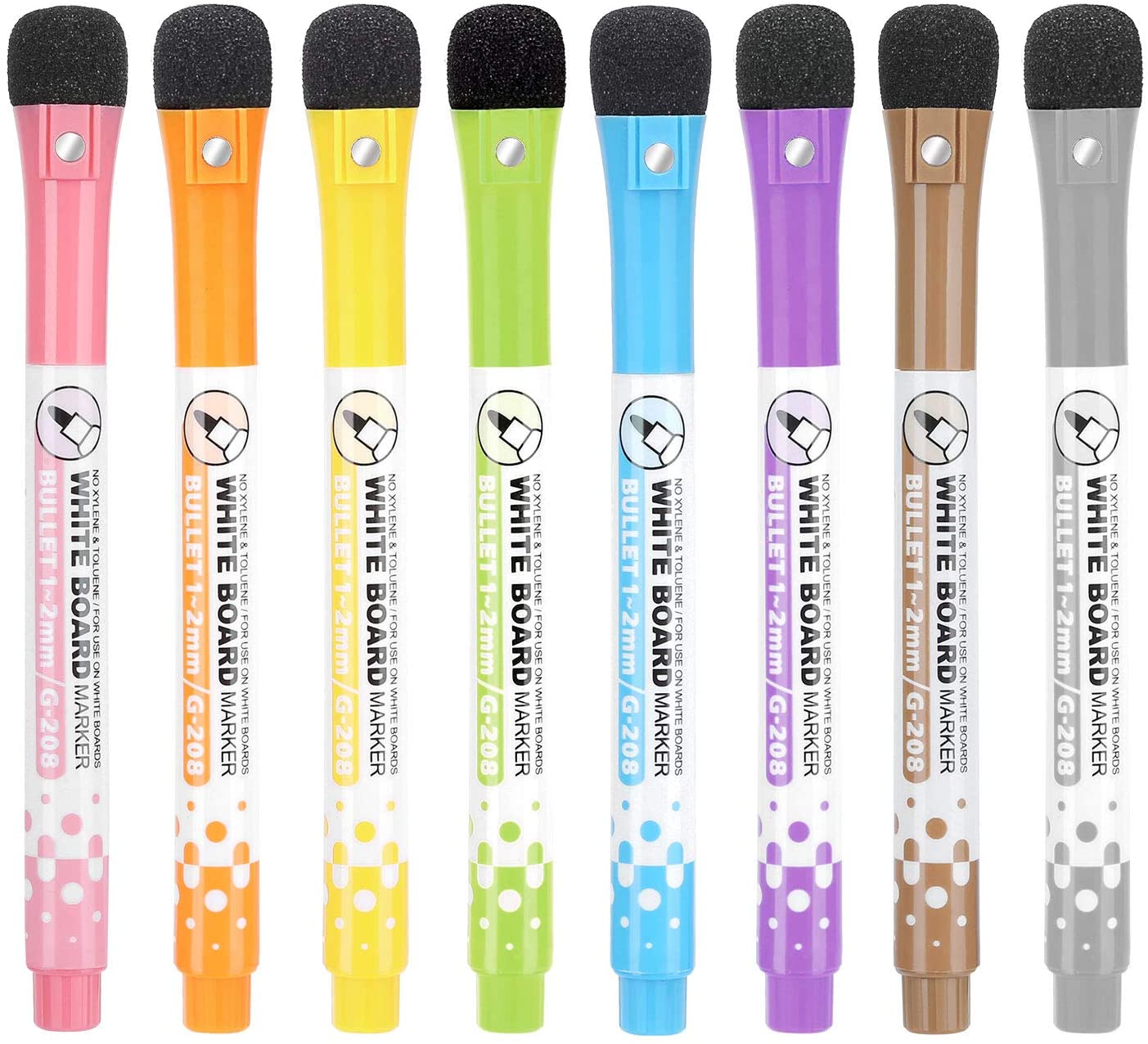 Магнитно-маркерная набор маркеров 8 видов цветов Классическая приковывающая взгляд наконечник белая доска маркер для белой доски для домашнего кабинета для рисования