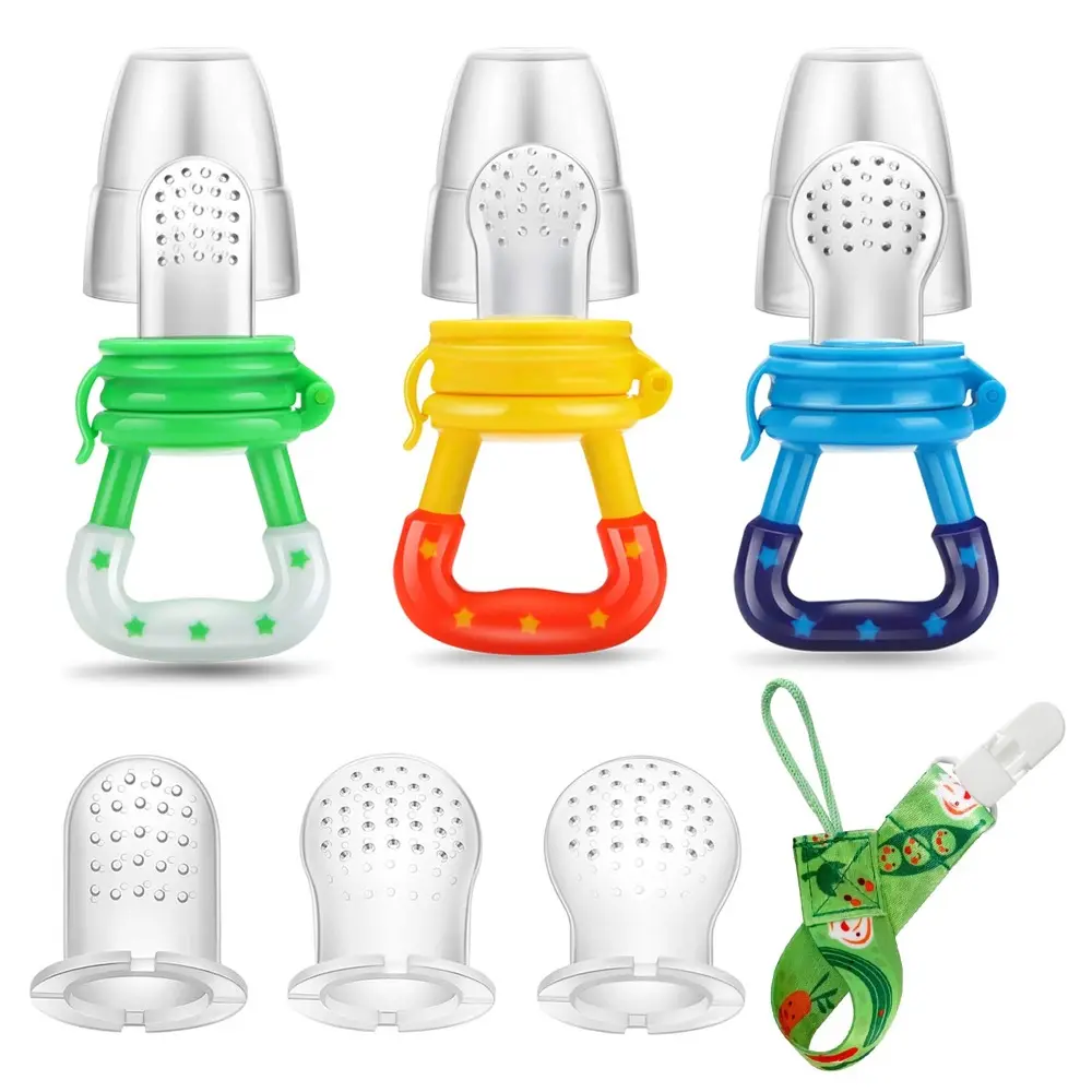 Alta Qualidade BPA Livre ajustável Silicone Bebê Dentição Brinquedos Natureza babi Fresh Fruit Food Feeder Chupeta Mordedores para Bebês