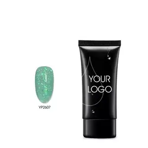 OEM Bright Glitter Crystal gel manufacturer UV nails art design hema free camouflage nail repair gel